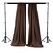 Pack of 2 Polyester Poplin Backdrop Drapes 96 x 58 Inch Semi-Opaque Event Panels